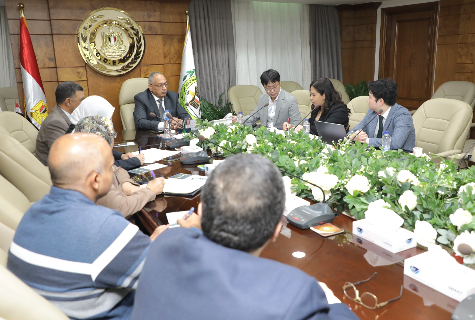 م عصام النجار يسستقبل وفدا من شركة Korea Testing & Research Institute