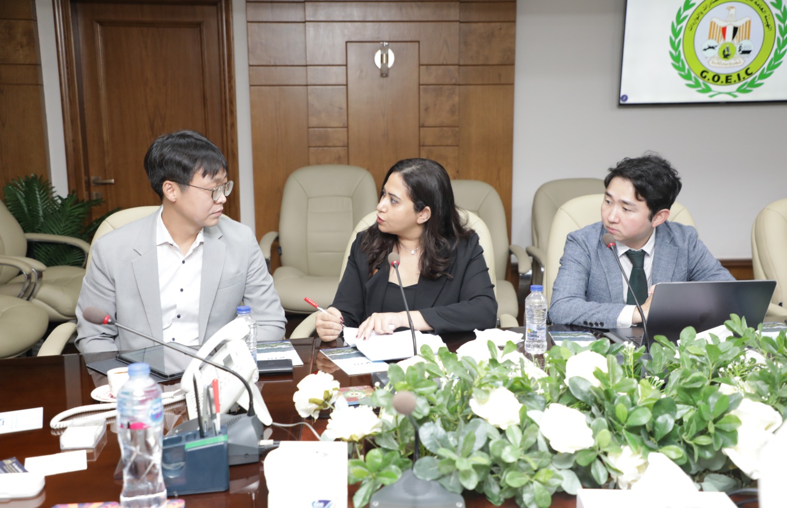 م عصام النجار يسستقبل وفدا من شركة Korea Testing & Research Institute