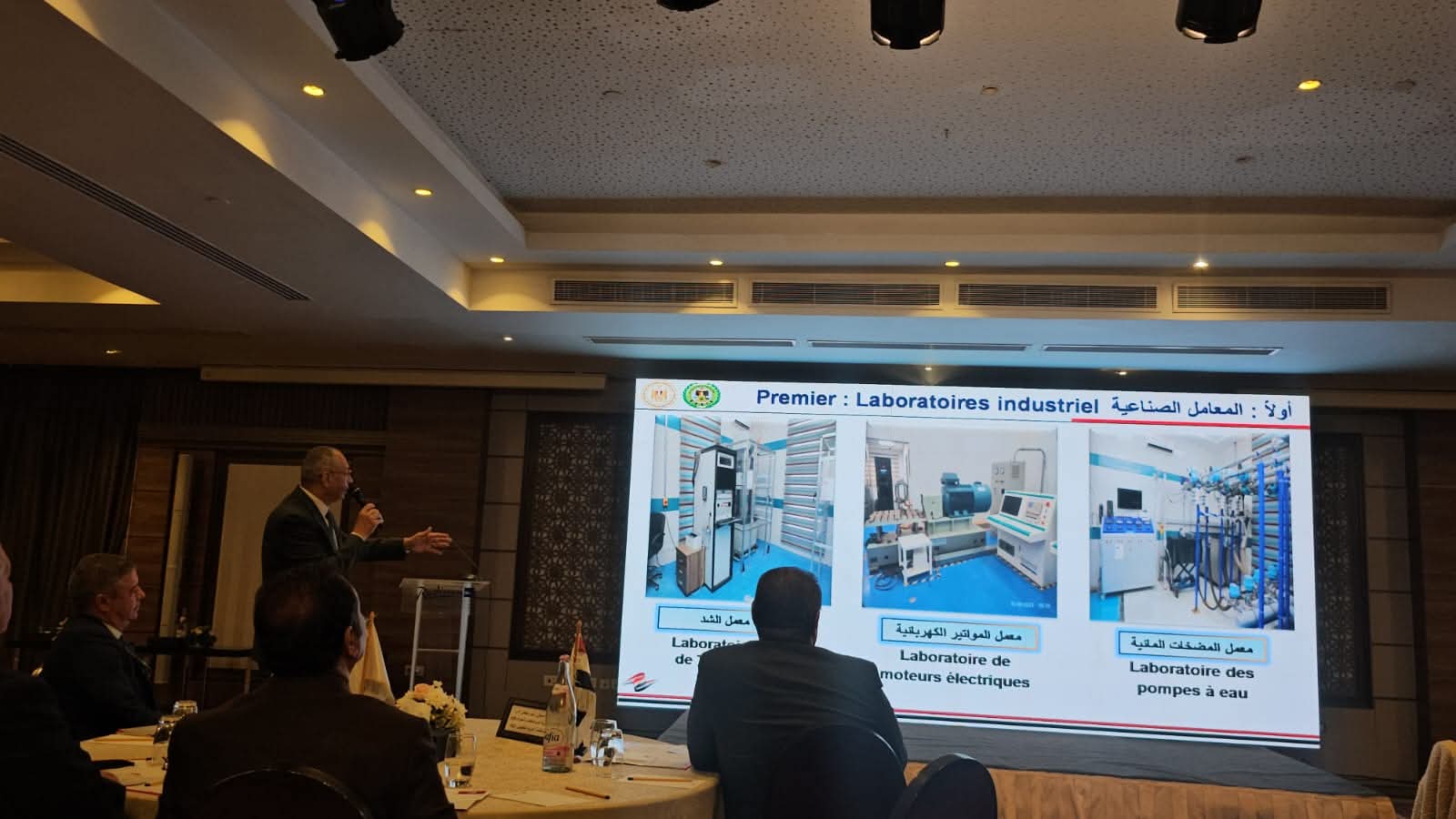 م. عصام النجار يقدم ندوة تعريفية للشركات والمصدريين التونسيين بالإجراءات واليات التصديرالى مصر واليات مذكرة التفاهم