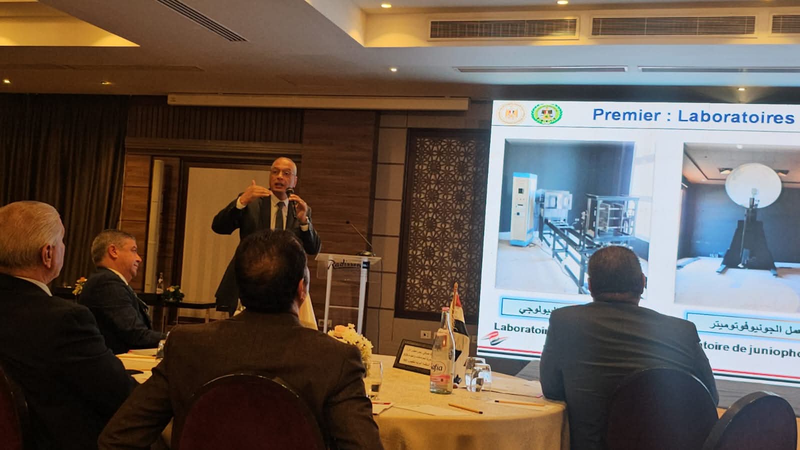 م. عصام النجار يقدم ندوة تعريفية للشركات والمصدريين التونسيين بالإجراءات واليات التصديرالى مصر واليات مذكرة التفاهم