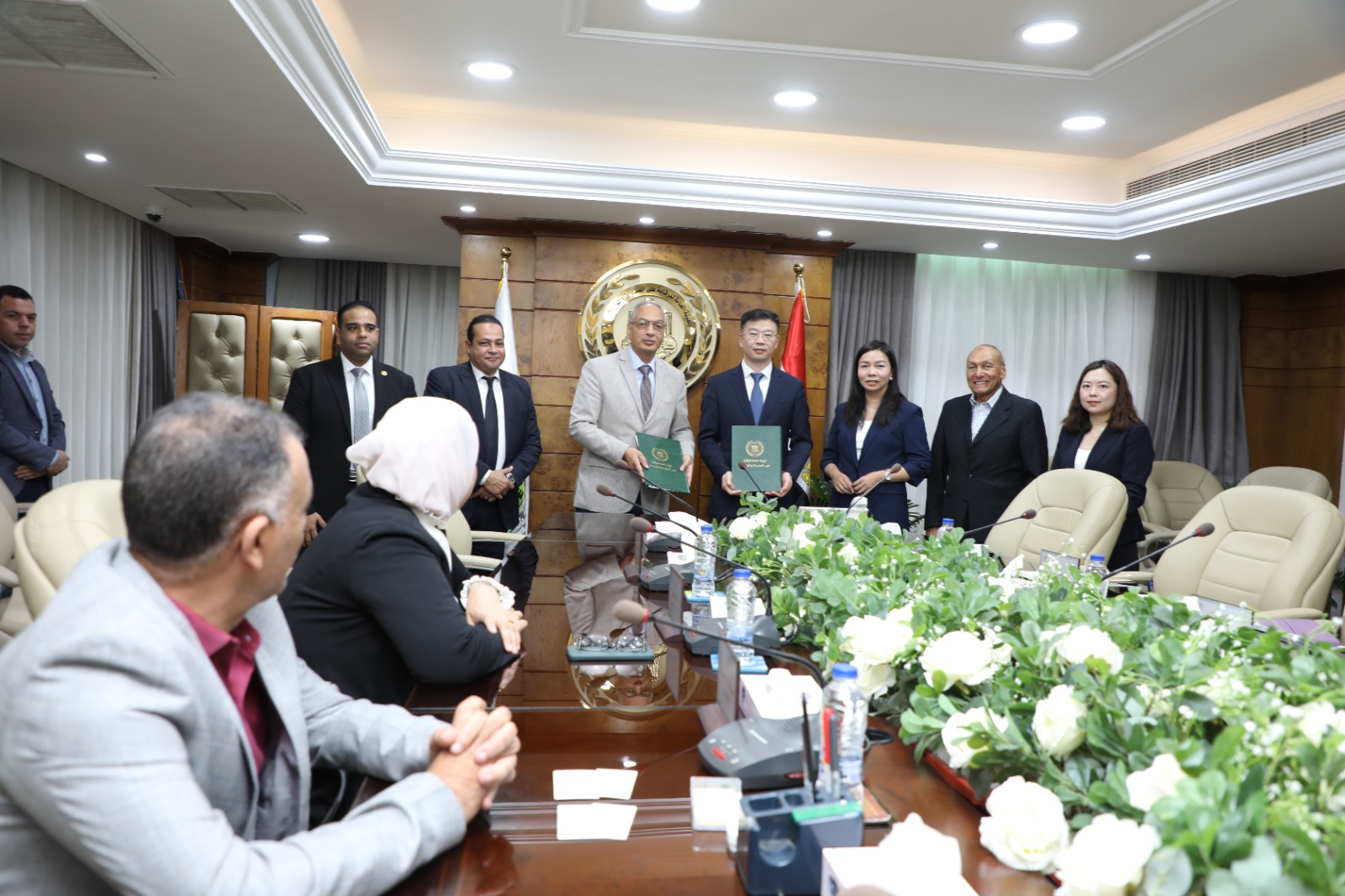 م. عصام النجار يوقع بروتوكول تعاون بين الهيئة العامة للرقابة على الصادرات والواردات و شركة CVC الصينية في مجالات الفحص والتحليل للسلع الصناعية .