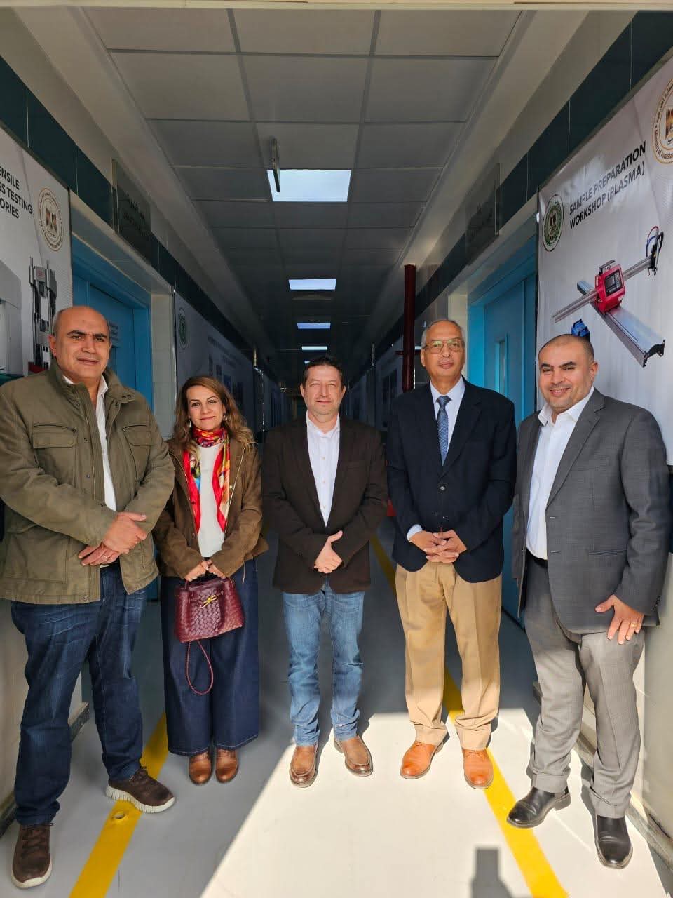 م. عصام النجار يستقبل وفدا من كبار الشركات  المصدرة اعضاء  المجلس التصديرى  للصناعات الهندسية بالمعامل الصناعية  بميناء السخنة