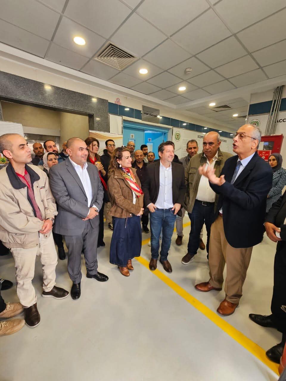 م. عصام النجار يستقبل وفدا من كبار الشركات  المصدرة اعضاء  المجلس التصديرى  للصناعات الهندسية بالمعامل الصناعية  بميناء السخنة