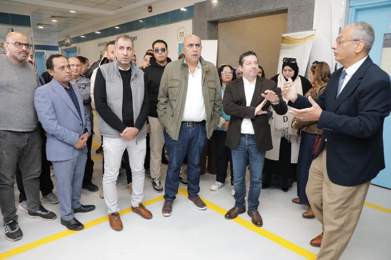 م. عصام النجار يستقبل وفدا من كبار الشركات  المصدرة اعضاء  المجلس التصديرى  للصناعات الهندسية بالمعامل الصناعية  بميناء السخنة