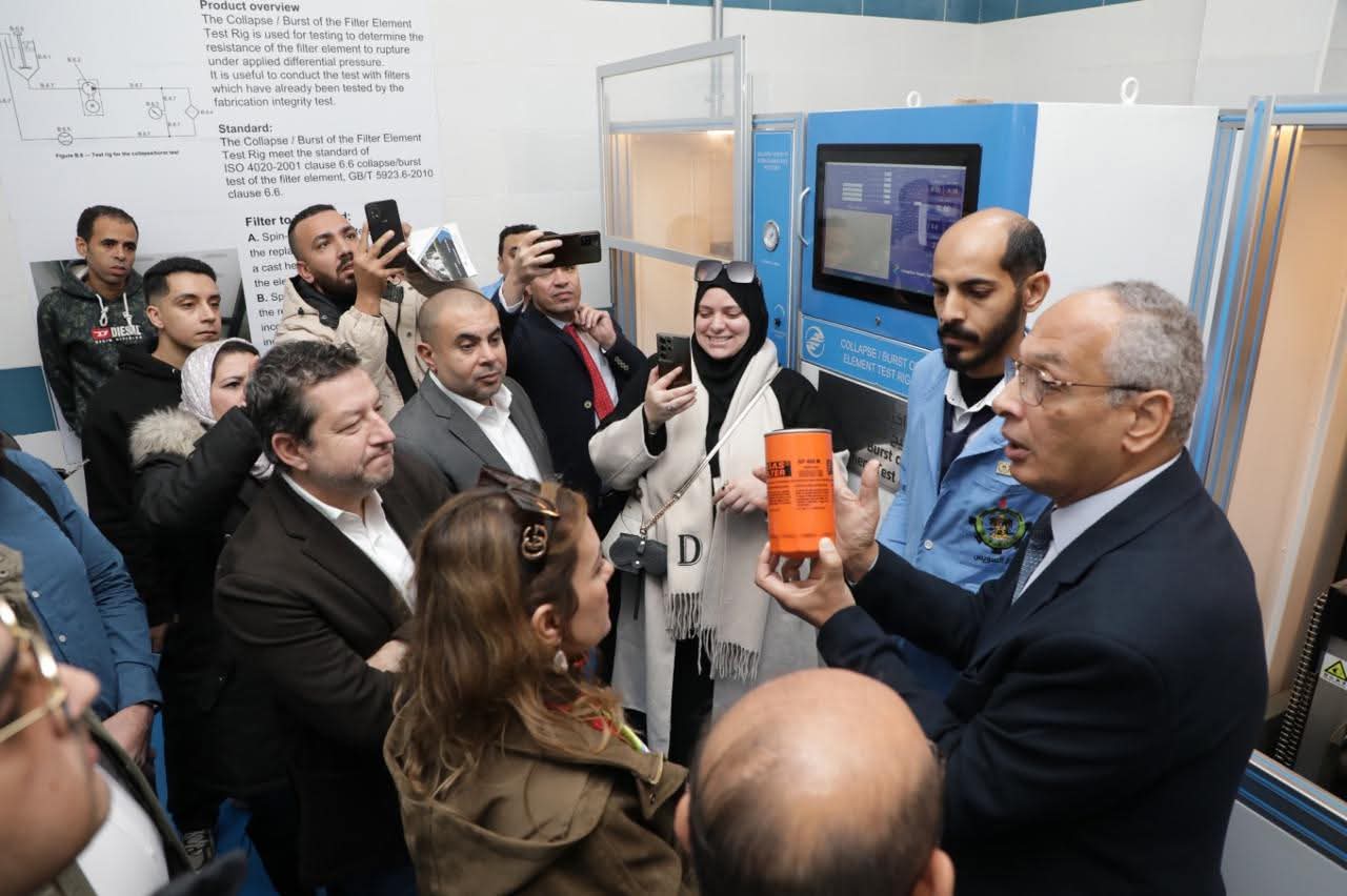 م. عصام النجار يستقبل وفدا من كبار الشركات  المصدرة اعضاء  المجلس التصديرى  للصناعات الهندسية بالمعامل الصناعية  بميناء السخنة