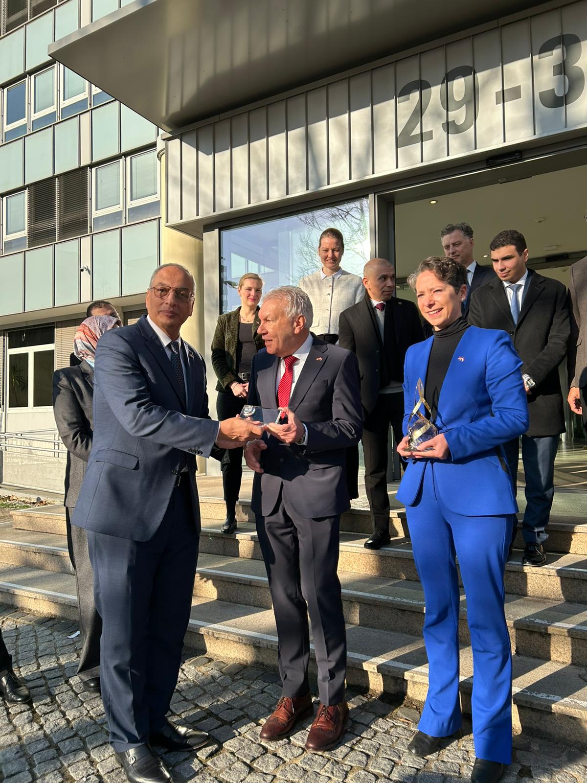 المهندس عصام النجار في زيارة رسمية إلى وكالة الرقابة علي الصادرات الألمانية لتعزيز التعاون وتبادل الخبرات .