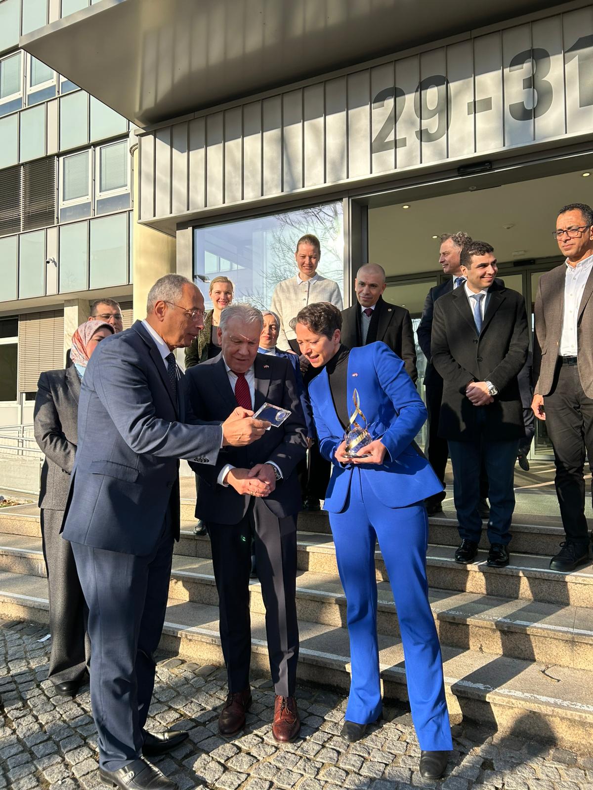 المهندس عصام النجار في زيارة رسمية إلى وكالة الرقابة علي الصادرات الألمانية لتعزيز التعاون وتبادل الخبرات .