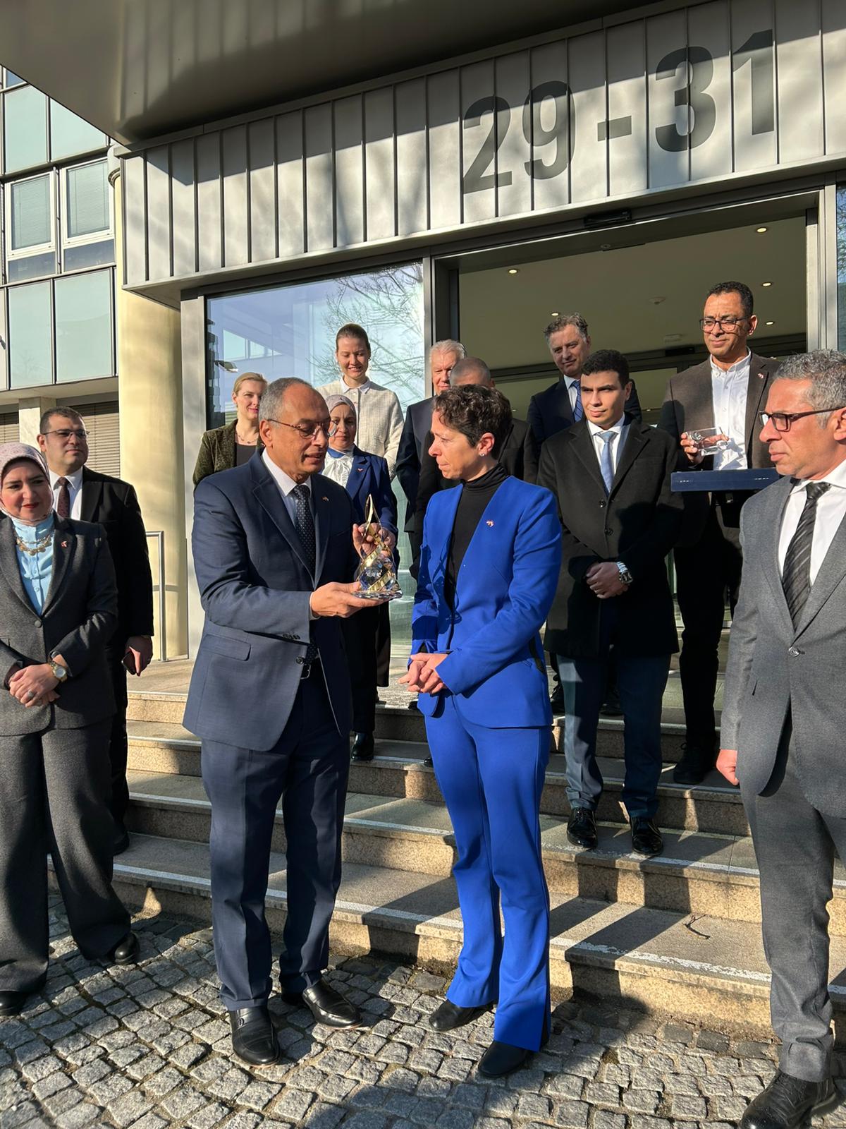 المهندس عصام النجار في زيارة رسمية إلى وكالة الرقابة علي الصادرات الألمانية لتعزيز التعاون وتبادل الخبرات .