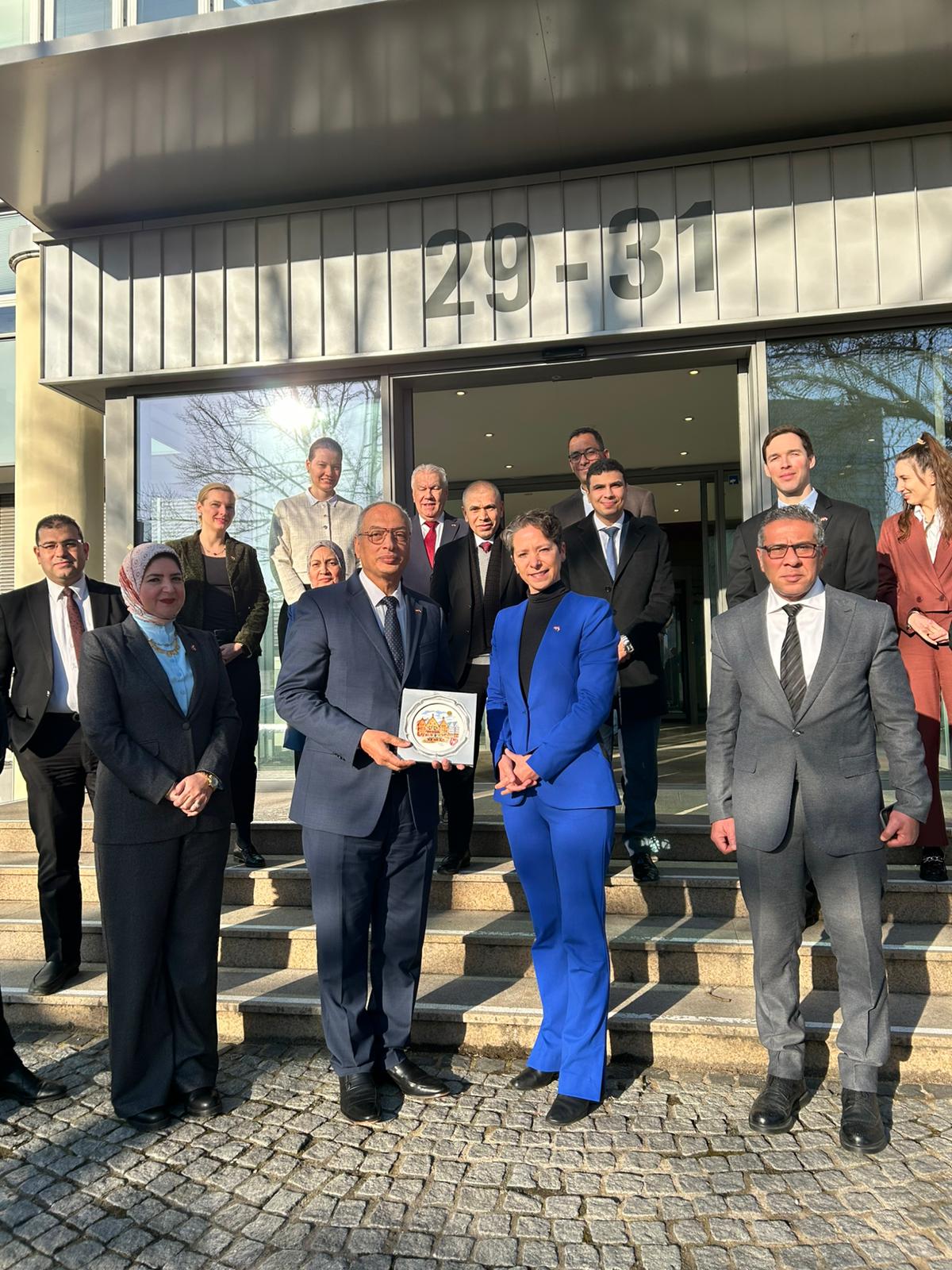 المهندس عصام النجار في زيارة رسمية إلى وكالة الرقابة علي الصادرات الألمانية لتعزيز التعاون وتبادل الخبرات .