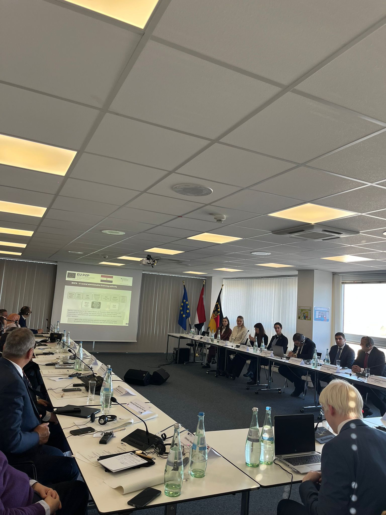 المهندس عصام النجار في زيارة رسمية إلى وكالة الرقابة علي الصادرات الألمانية لتعزيز التعاون وتبادل الخبرات .