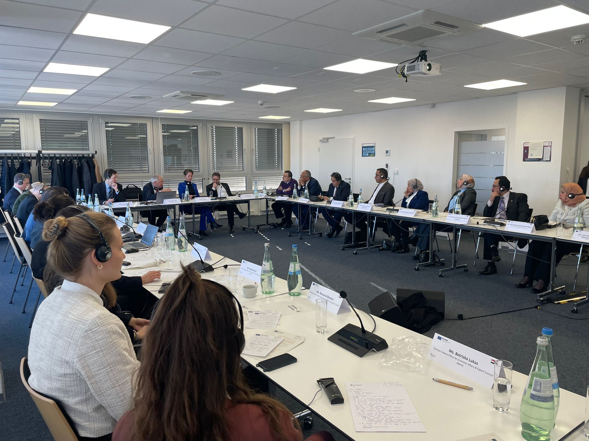 المهندس عصام النجار في زيارة رسمية إلى وكالة الرقابة علي الصادرات الألمانية لتعزيز التعاون وتبادل الخبرات .